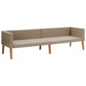 3-osobowa sofa ogrodowa z poduszkami, rattan PE, beż