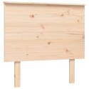 Łóżko dla seniora, rama z wezgłowiem, 100x200 cm, lite drewno