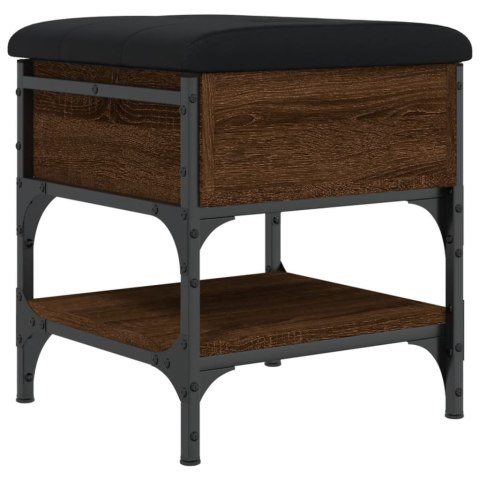 Ławka na buty, brązowy dąb, 42x42x45 cm