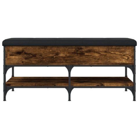 Ławka na buty, przydymiony dąb, 102x42x45 cm