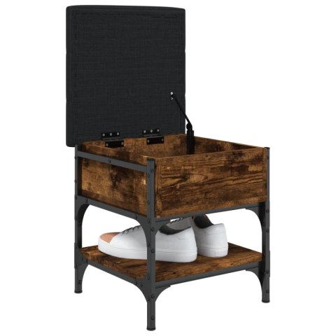 Ławka na buty, przydymiony dąb, 42x42x45 cm