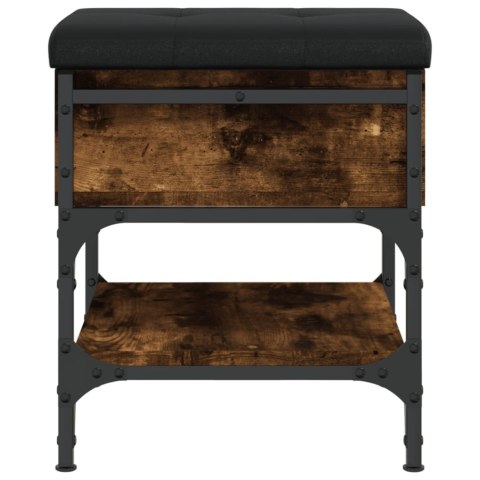 Ławka na buty, przydymiony dąb, 42x42x45 cm