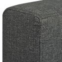3-osobowa sofa tapicerowana tkaniną, ciemnoszara