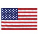 Flaga Stanów Zjednoczonych z masztem, 5,55 m, aluminium