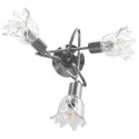 Lampa sufitowa ze szklanymi kloszami na 3 żarówki E14, tulipany