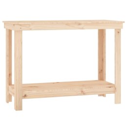 Stół roboczy, 110x50x80 cm, lite drewno sosnowe