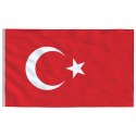 Flaga Turcji z masztem, 5,55 m, aluminium