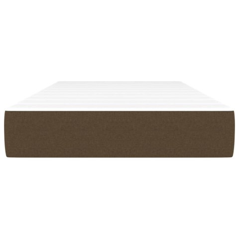 Materac kieszeniowy, ciemnobrązowy, 100x200x20 cm, tkanina