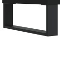 Szafka łazienkowa, czarna, 80x33x60 cm, materiał drewnopochodny