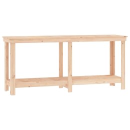 Stół roboczy, 180x50x80 cm, lite drewno sosnowe