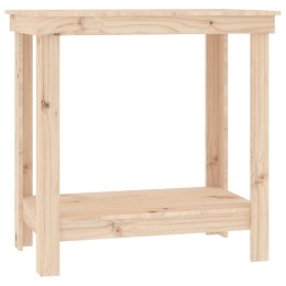 Stół roboczy, 80x50x80 cm, lite drewno sosnowe