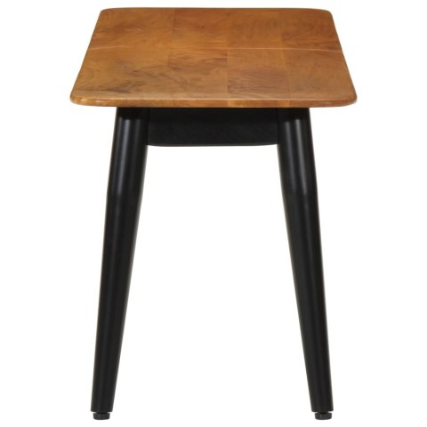 Ławka, 160x40x45 cm, lite drewno mango i żelazo