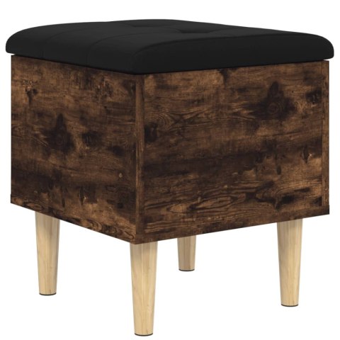 Ławka ze schowkiem, przydymiony dąb, 42x42x46 cm