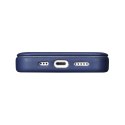 Skórzane etui iPhone 14 Plus z klapką magnetyczne MagSafe CE Premium Leather niebieski