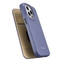 Skórzane etui iPhone 14 Pro Max z klapką magnetyczne MagSafe CE Premium Leather jasno fioletowy