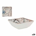 Miska La Mediterránea Grecia Porcelana Niebieski Brązowy 13 x 13 x 5 cm (28 Sztuk)