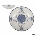 Talerz głęboki La Mediterránea Rosetta Porcelana (12 Sztuk)