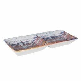 Tacka do przekąsek La Mediterránea Boreal 2 Przegródki 25 x 11 x 3 cm (24 Sztuk)