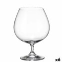 Zestaw kubków Bohemia Crystal Clara Koniak 690 ml 6 Sztuk 4 Sztuk 7,5 x 12 x 16 cm