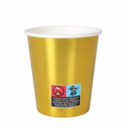 Zestaw kieliszków Algon Karton Jednorazowe Złoty 36 Sztuk 200 ml (10 Części)