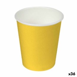 Zestaw kieliszków Algon Karton Jednorazowe Żółty 36 Sztuk (24 Części)