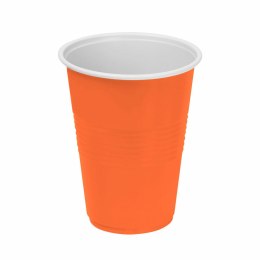 Zestaw szklanek wielokrotnego użytku Algon Pomarańczowy 48 Sztuk 450 ml (10 Części)