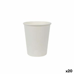 Zestaw kieliszków Algon Karton Biały 30 Części 250 ml (20 Sztuk)