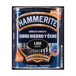 Emalia przeciwutleniająca Hammerite 5093791 Czarny 750 ml Błyszczące