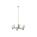 Lampa Sufitowa DKD Home Decor 83 x 83 x 128 cm Szkło Czarny Złoty Metal 9 W