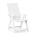 Składanego Krzesła IPAE Progarden Wielopozycyjna 60 x 61 x 109 cm Biały Żywica