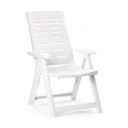 Składanego Krzesła IPAE Progarden Wielopozycyjna 60 x 61 x 109 cm Biały Żywica