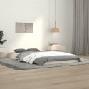 Rama łóżka, biała, 100 x 200 cm, lite drewno sosnowe