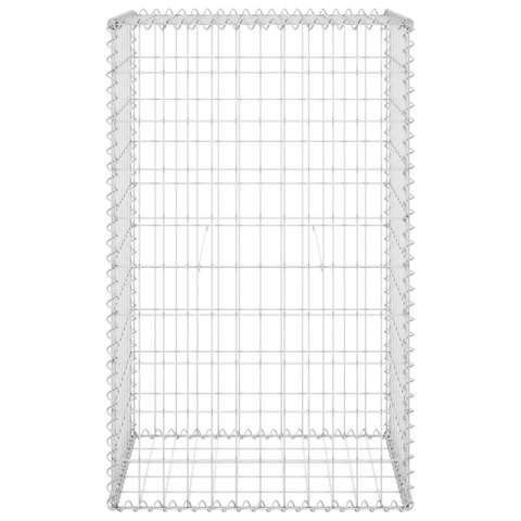 Ściana gabionowa z pokrywami, galwanizowana stal, 60x50x100 cm