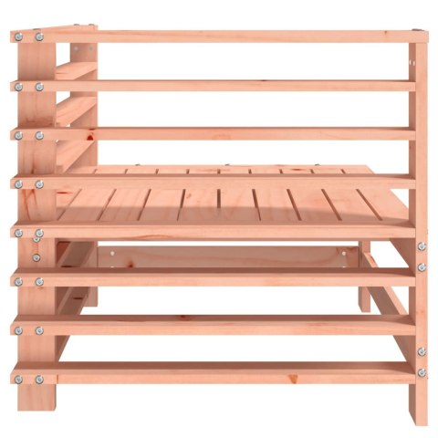Ogrodowa sofa narożna, lite drewno daglezjowe