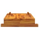 Blat roboczy z imadłem, 52x44x9,5 cm, lite drewno akacjowe