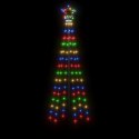 Choinka stożkowa, 108 kolorowych diod LED, 70x180 cm