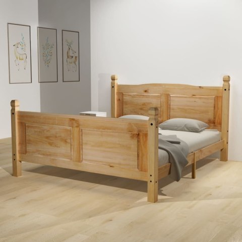 Rama łóżka w meksykańskim stylu Corona, 160 x 200 cm, sosnowa