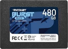 SSD SATA2.5" 480GB/BURST E PBE480GS25SSDR PATRIOT