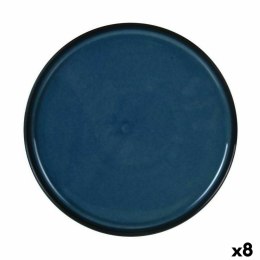 Tacka do przekąsek La Mediterránea Chester Niebieski Okrągła 26,8 x 2,6 cm (8 Sztuk)