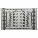 Dywan DKD Home Decor 160 x 250 x 0,7 cm Czarny Poliester Bawełna Biały Ikat Boho