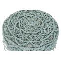 Ergonomiczny DKD Home Decor 53 x 53 x 31 cm Naturalny Drewno Brązowy Kolor Zielony 50 x 50 x 30 cm Makrama Boho