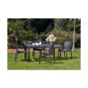 Záhradná stolička IPAE Progarden Regina Antracyt (61 x 54 x 82 cm)
