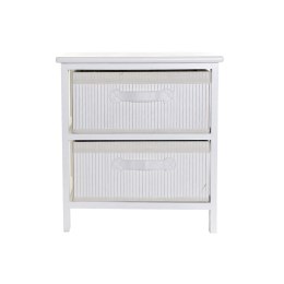 Komoda DKD Home Decor Biały Bambus Drewno paulowni 42 x 32 x 45 cm