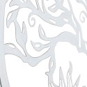 Dekoracja ścienna DKD Home Decor 100 x 1 x 100 cm Czarny Biały Indianin (2 Sztuk)
