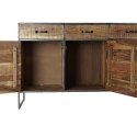 Ekspozytor stojący DKD Home Decor Metal Szkło Drewno akacjowe Drewno z Recyklingu 135 x 40 x 120 cm