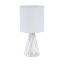 Lampa stołowa Versa Biały Ceramika 12,5 x 24,5 x 12,5 cm