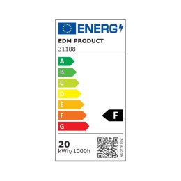 Tubka LED EDM Okrągły G10Q F 18 W 2100 Lm Ø 30 cm (6400 K)