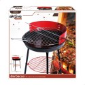 Przenośny grill Aktive Drewno Żelazo Ø 38 cm 37 x 61 x 45 cm (6 Sztuk) Czerwony