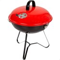 Przenośny grill Aktive Metal emaliowany Ø 36 cm 36 x 44 x 36 cm (4 Sztuk) Czerwony