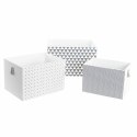 Zestaw dekoracyjnych pudełek DKD Home Decor (37 x 28 x 23 cm)